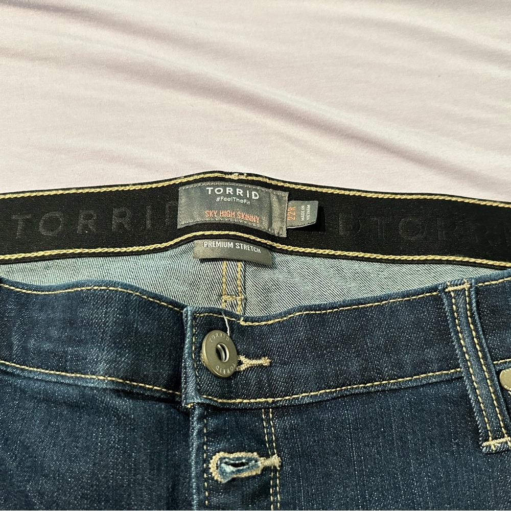 22R Sky High Skinny Jeans Torrid